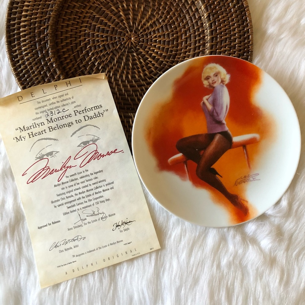 Marilyn Monroe Decorative Plate
